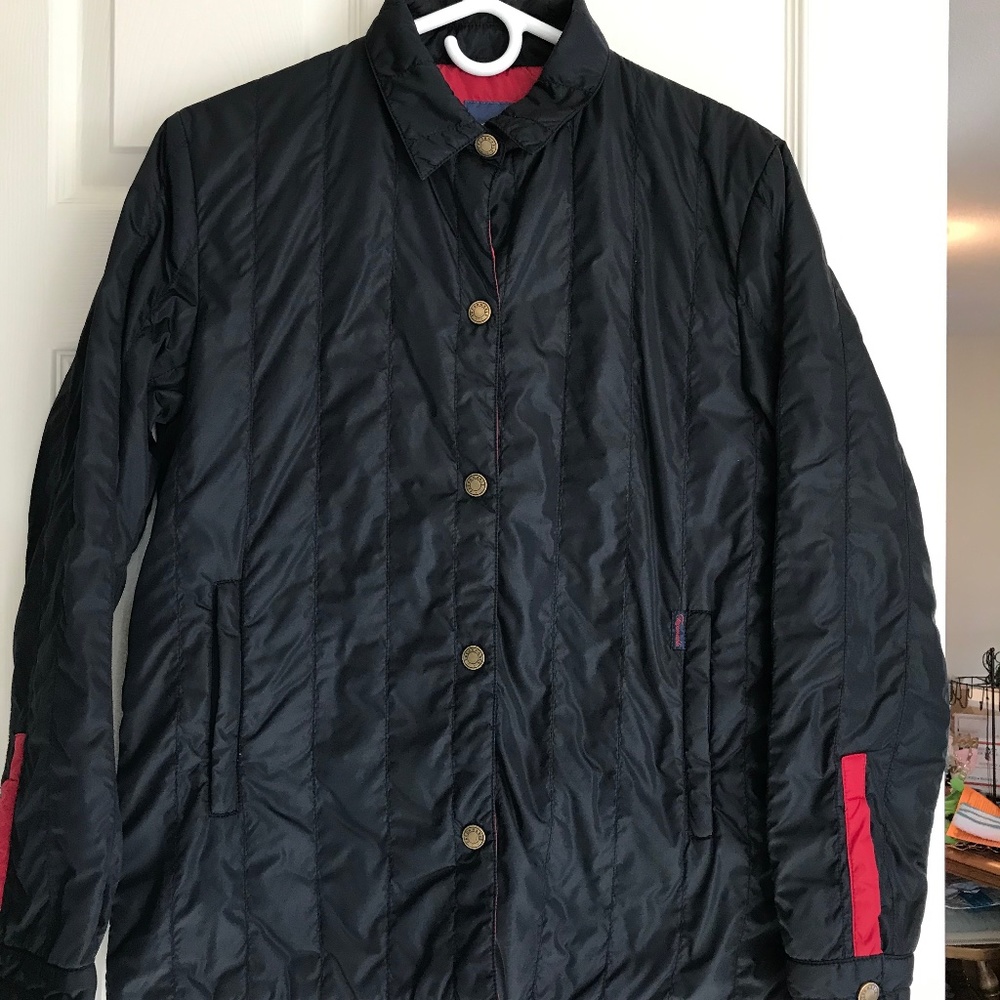 Faconnable Nylon light jacket men's Small blue/red